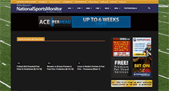 Desktop Screenshot of nationalsportsmonitor.com